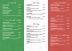 Menukaart Italiaanse vlag Standaard